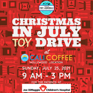 Christmas in July Toy Drive - Flyer Christmas in July Toy Drive GFLFW