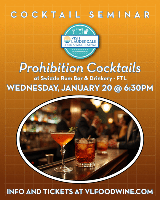 Jan 20 - Prohibition Cocktails Jan 20 - Prohibition Cocktails
