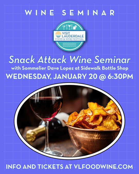 Jan 20 - Snack Attack Wine Seminar Jan 20 - Snack Attack Wine Seminar